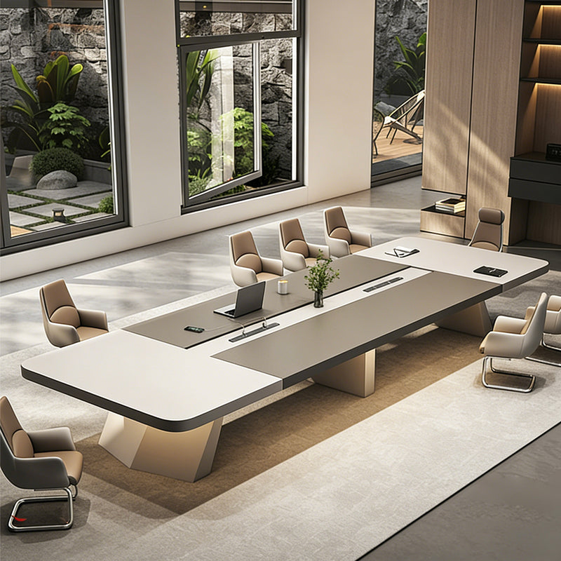 Heavy-Duty Conference Table with Thick Top for Conference Room and Boardroom