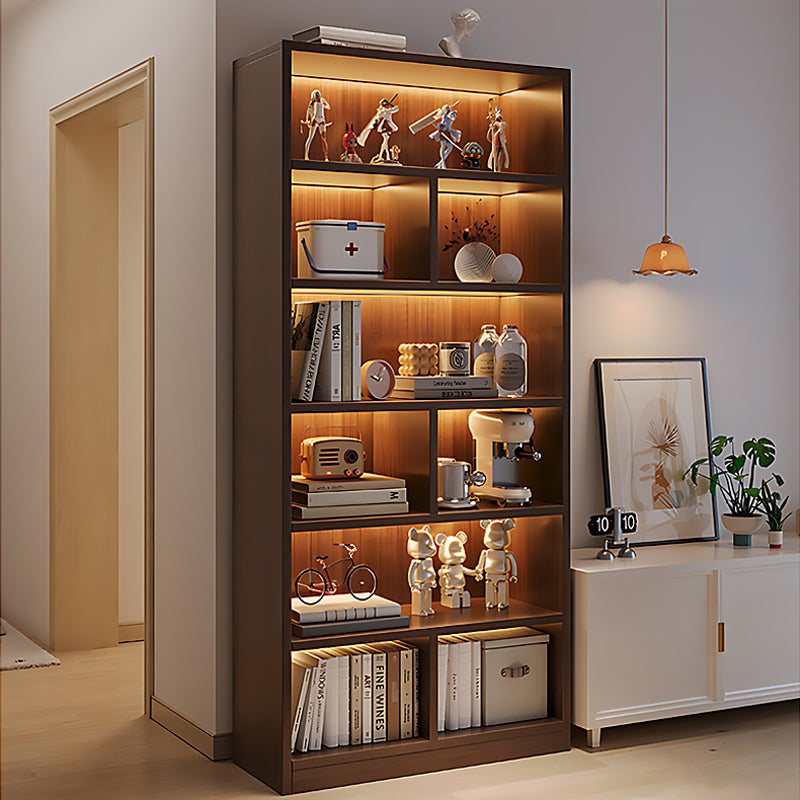 Contemporary Floor-Standing Bookshelf with Sturdy Space-Saving Design