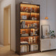 Contemporary Floor-Standing Bookshelf with Sturdy Space-Saving Design