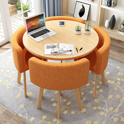 4-Seater Compact Square Reception Table, main product view, for reception area or front office, commercial reception furniture