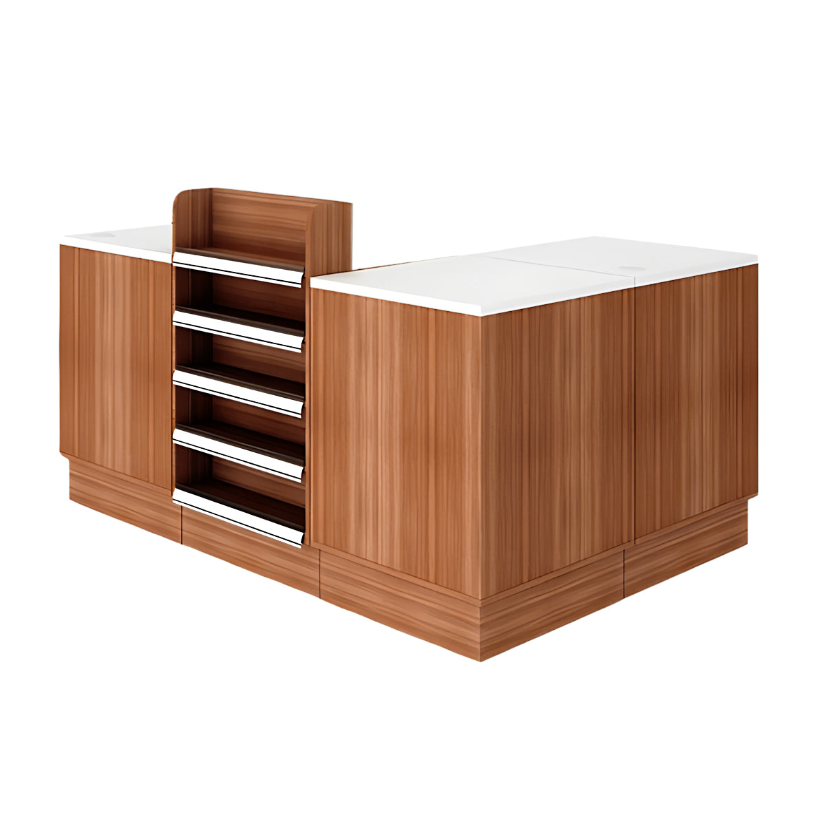 Supermarket convenience store small bar counter front desk reception desk