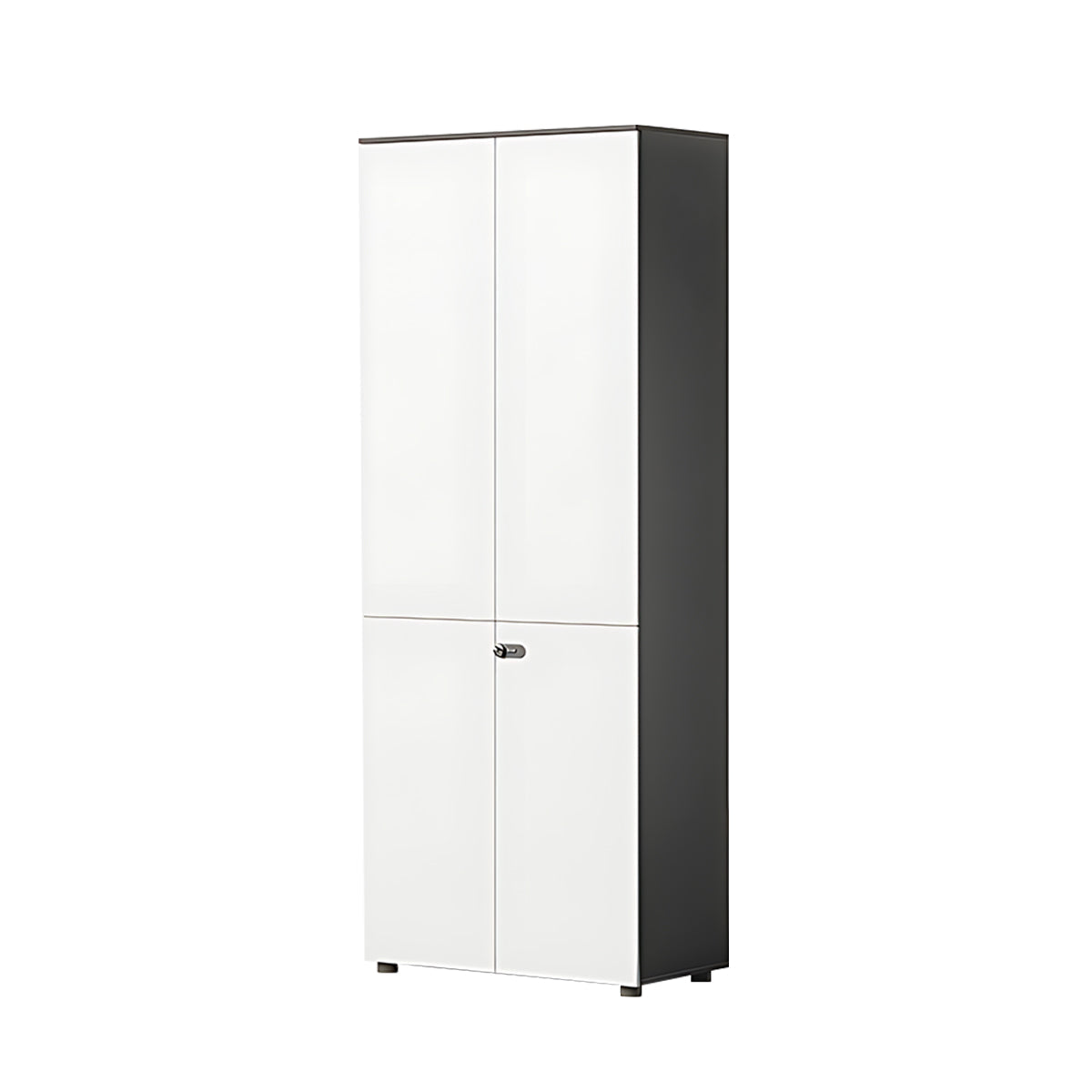 Modern Wooden Tall File Storage Cabinet with Password Lock for Office