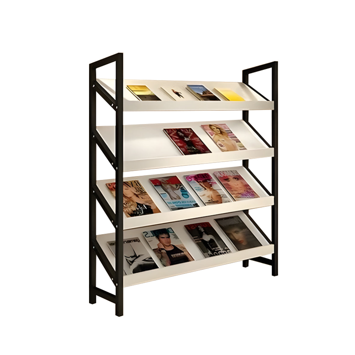 Freestanding Bookshelf Multilayer Tall Bookshelf Open Bookshelves and Bookcases