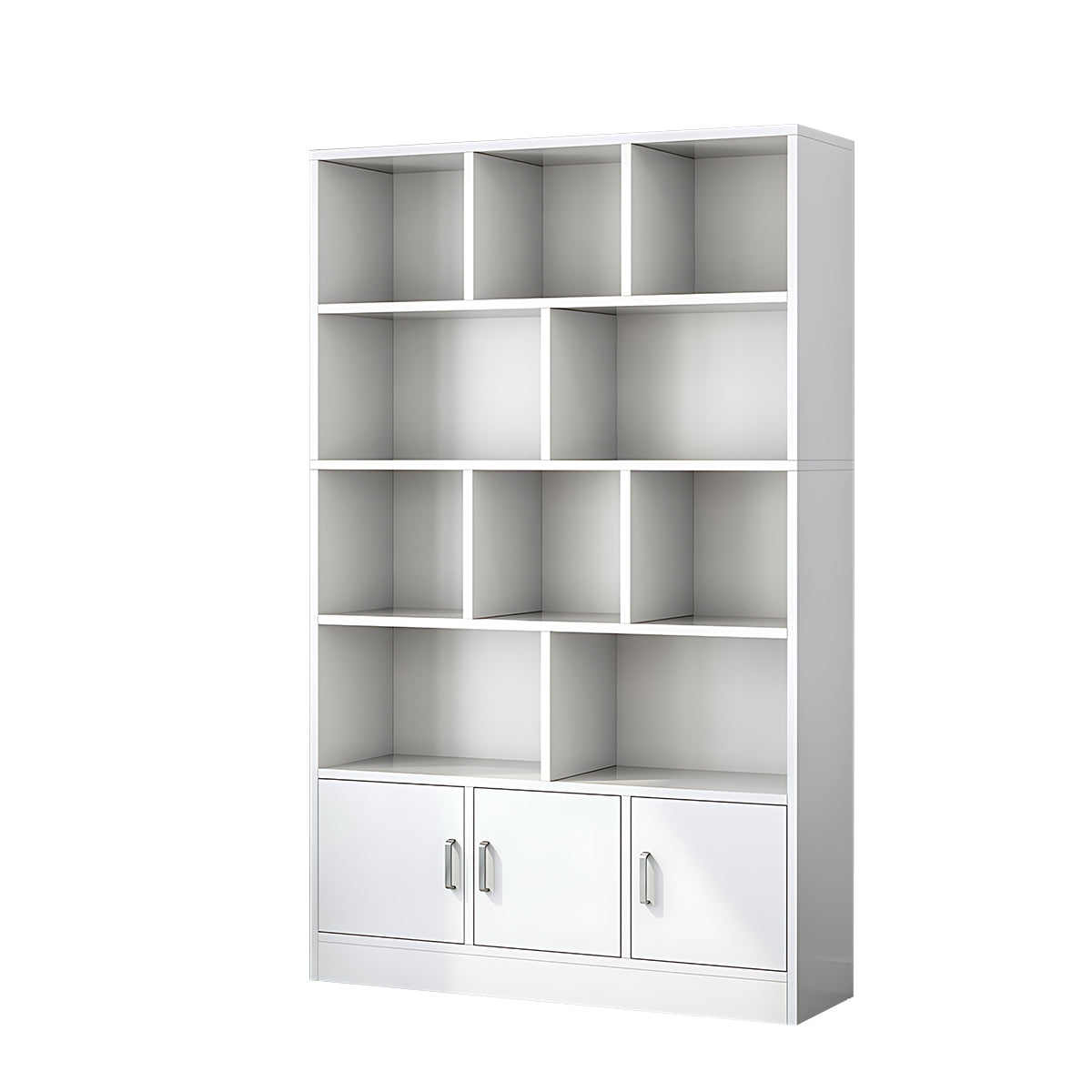 Minimalist Wooden Floor-Standing Bookshelf with Open Storage