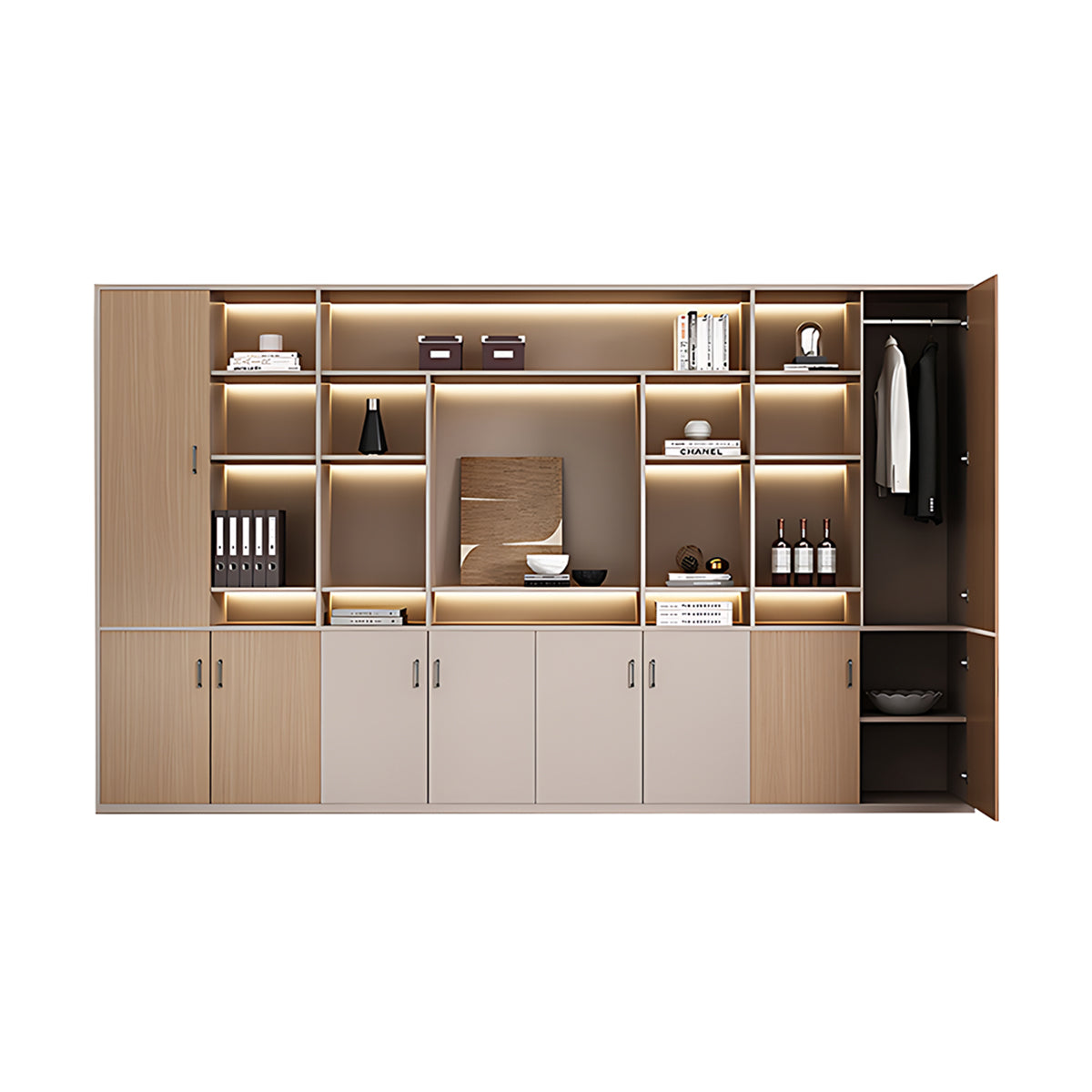 Modern Storage Cabinet for Home and Office Organization