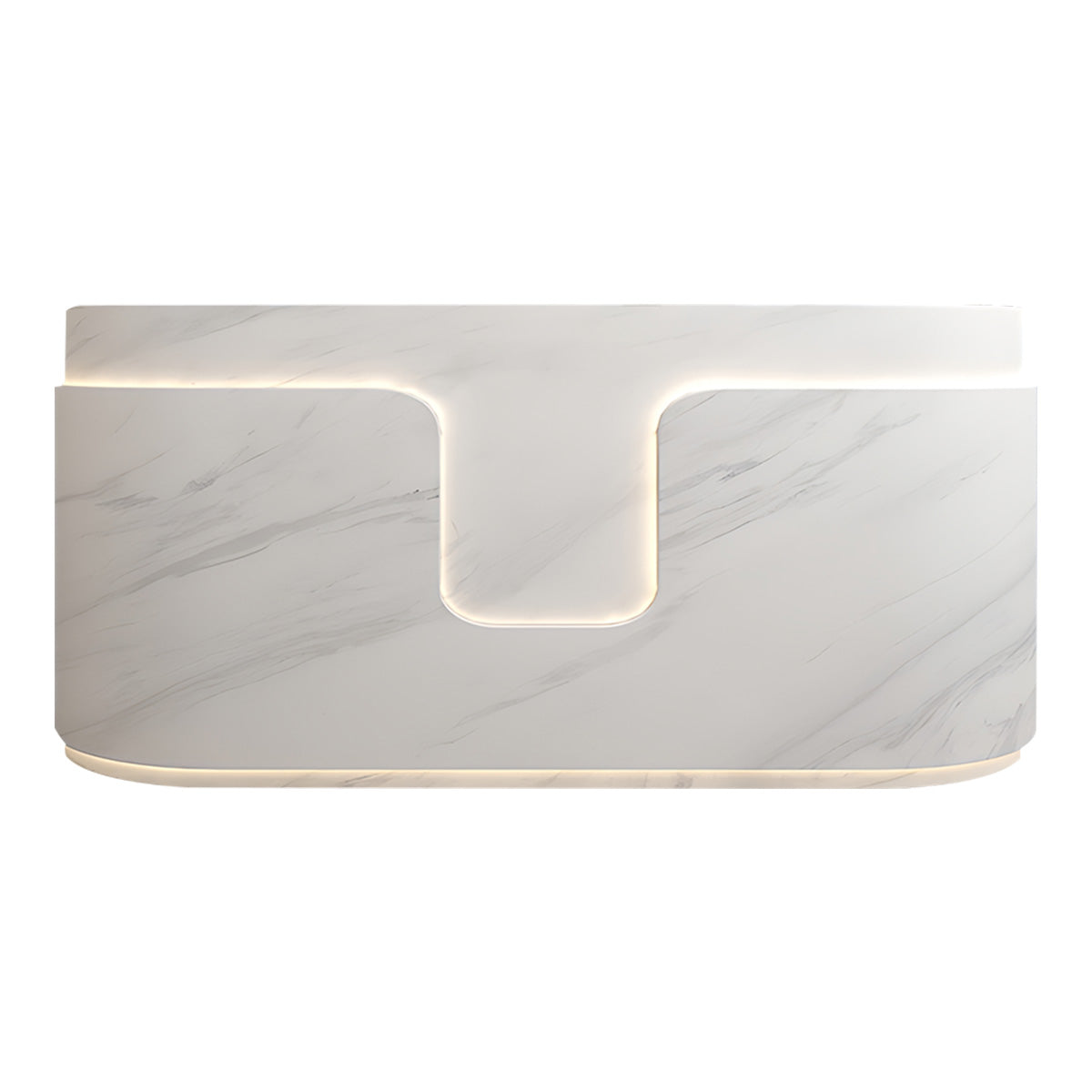 Elegant Modern Reception Desk for Offices, Commercial Centers & Salons