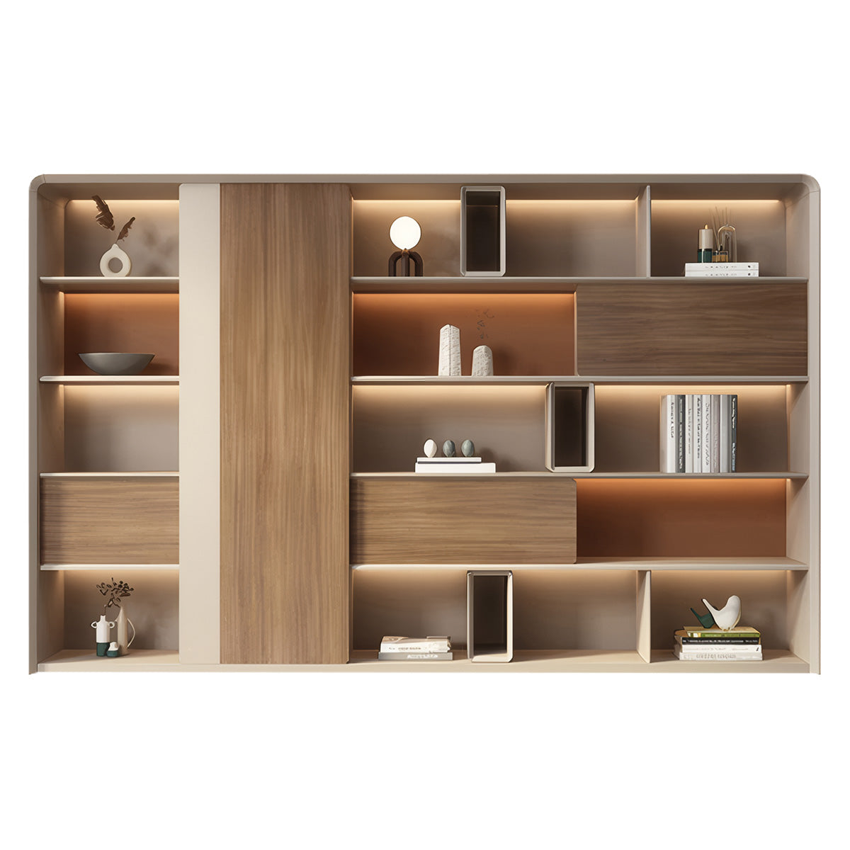 Minimalist Luxury Storage Cabinet with Multi-Zone Storage, Dedicated Wardrobe