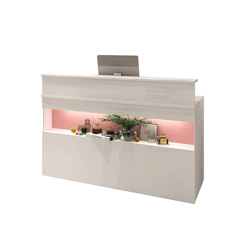 Simple modern small cash register front desk reception desk