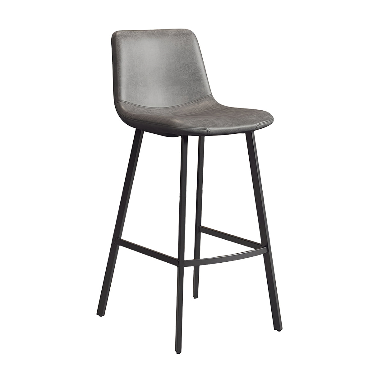 Luxury Iron Bar Stool with Backrest for Cafes and Home