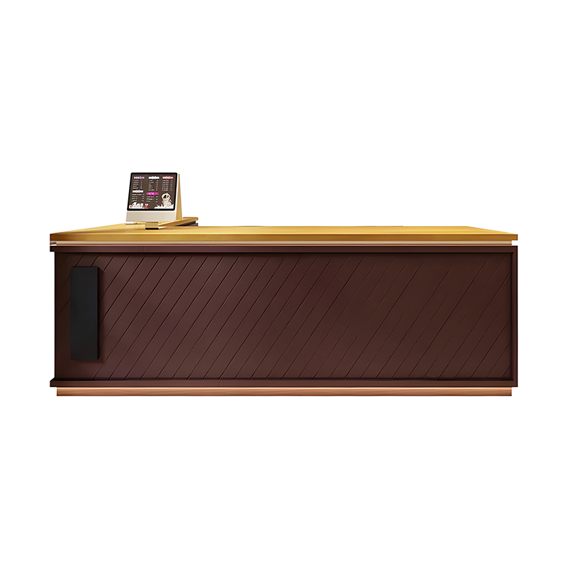 Simple Milk Tea Coffee Bar Baking Lacquer Corner Cashier Counter