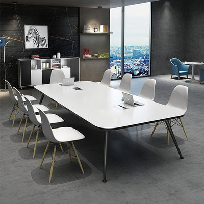 White Elegant Negotiatio Table Office Desk Conference Table