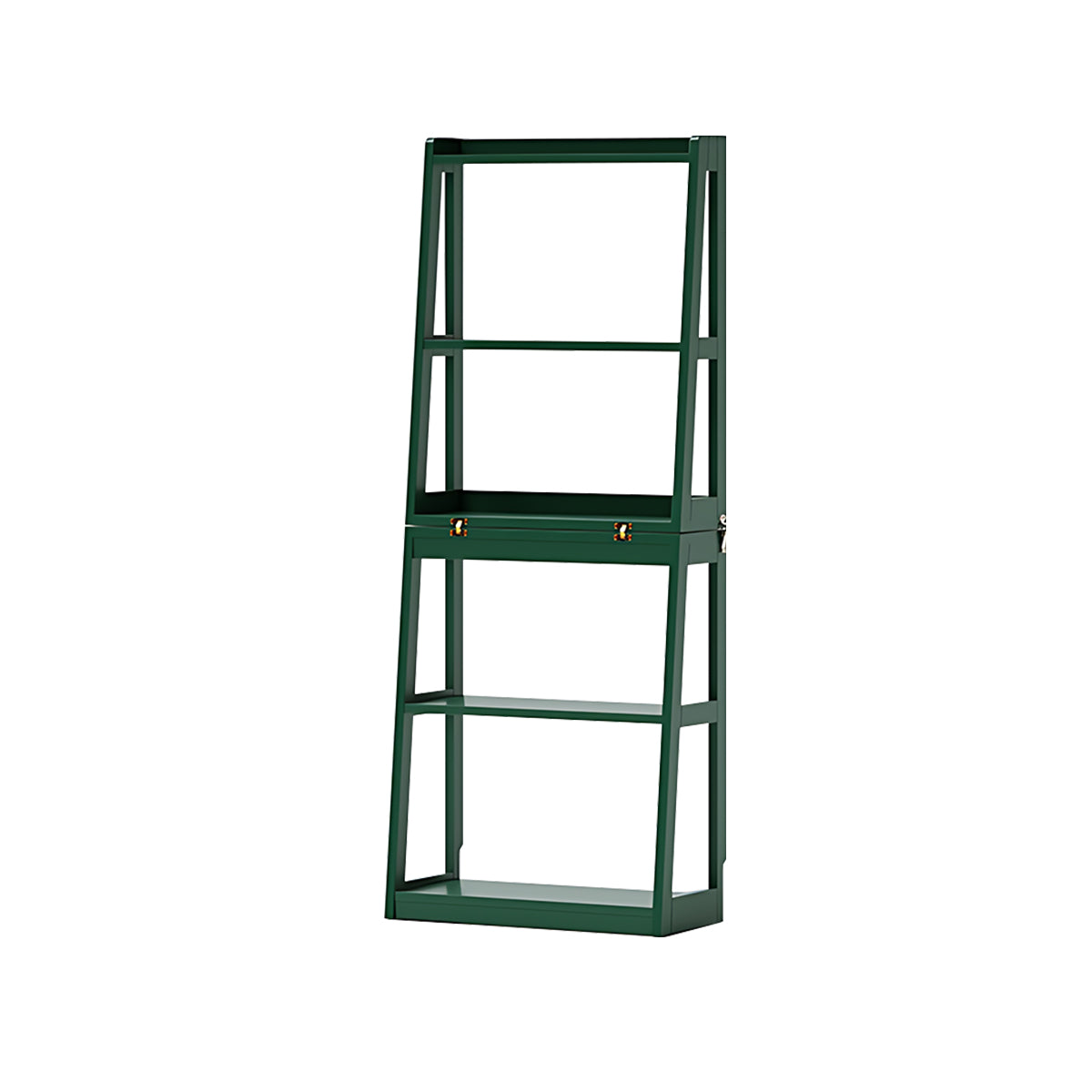 Minimalist Solid Wood Folding Bookshelf Multi-Layer Storage Floor Standing