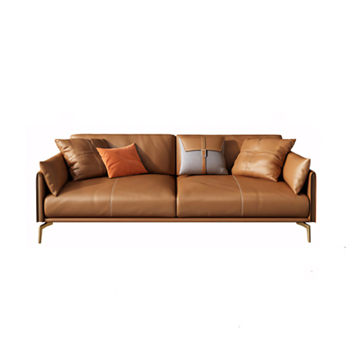 Genuine Leather Italian Style Luxury Three Seater