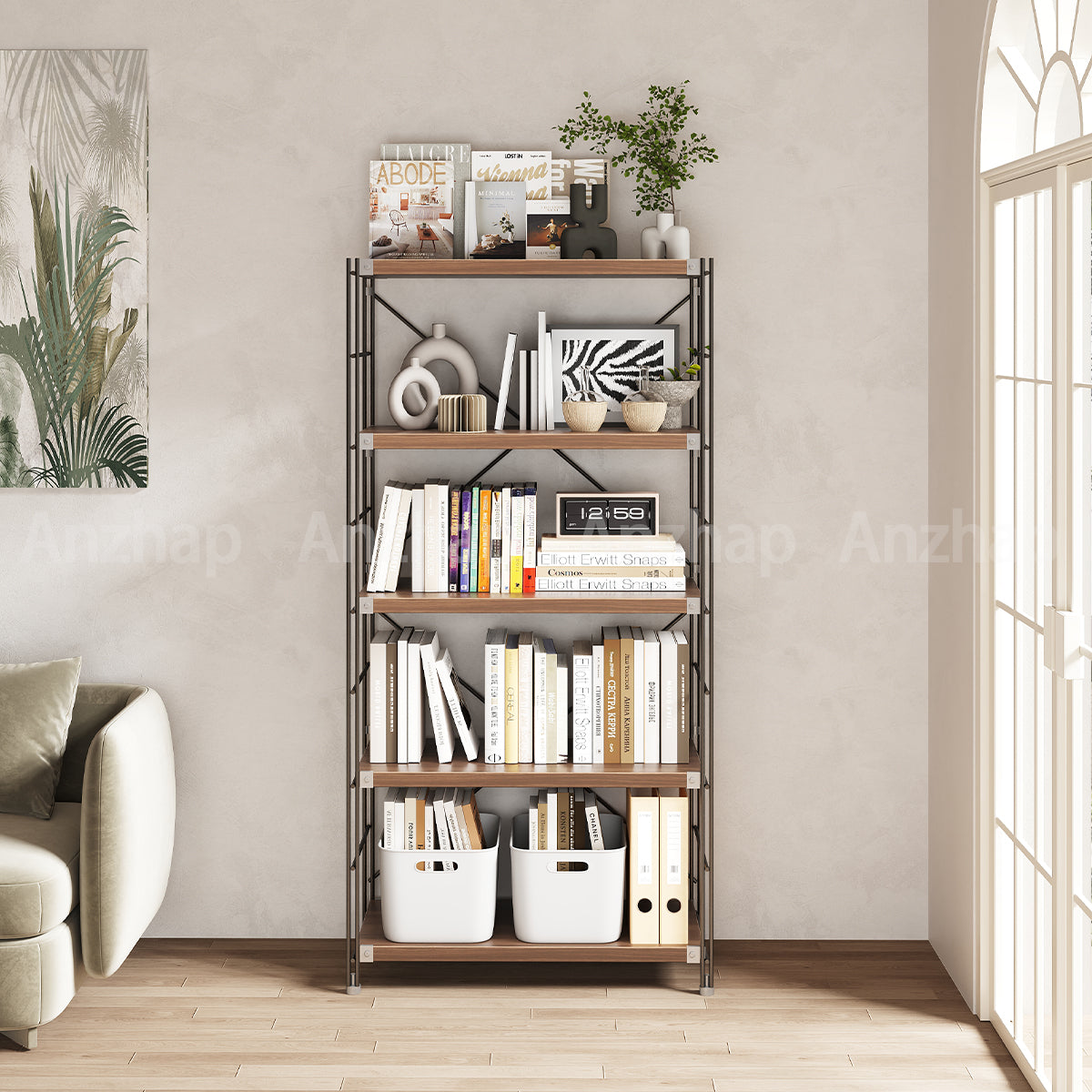 Modern Metal Storage Rack for Living Room and Kitchen（Stock Items）