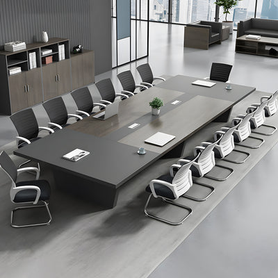 Modern Rectangular Two-Tone Conference Table（Stock Items）