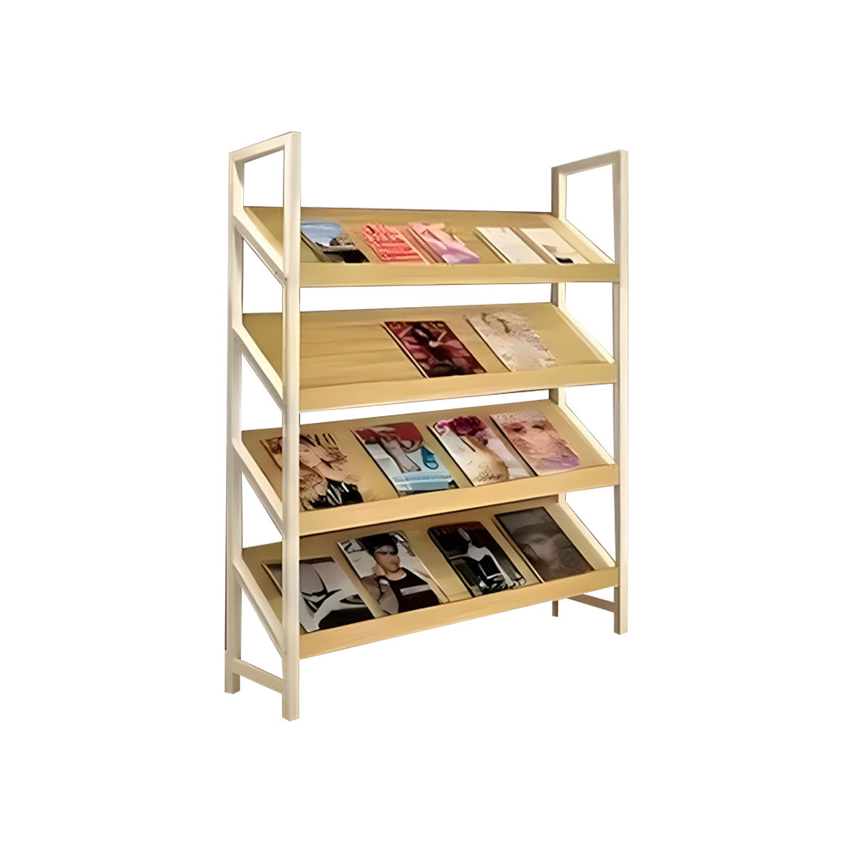 Freestanding Bookshelf Multilayer Tall Bookshelf Open Bookshelves and Bookcases