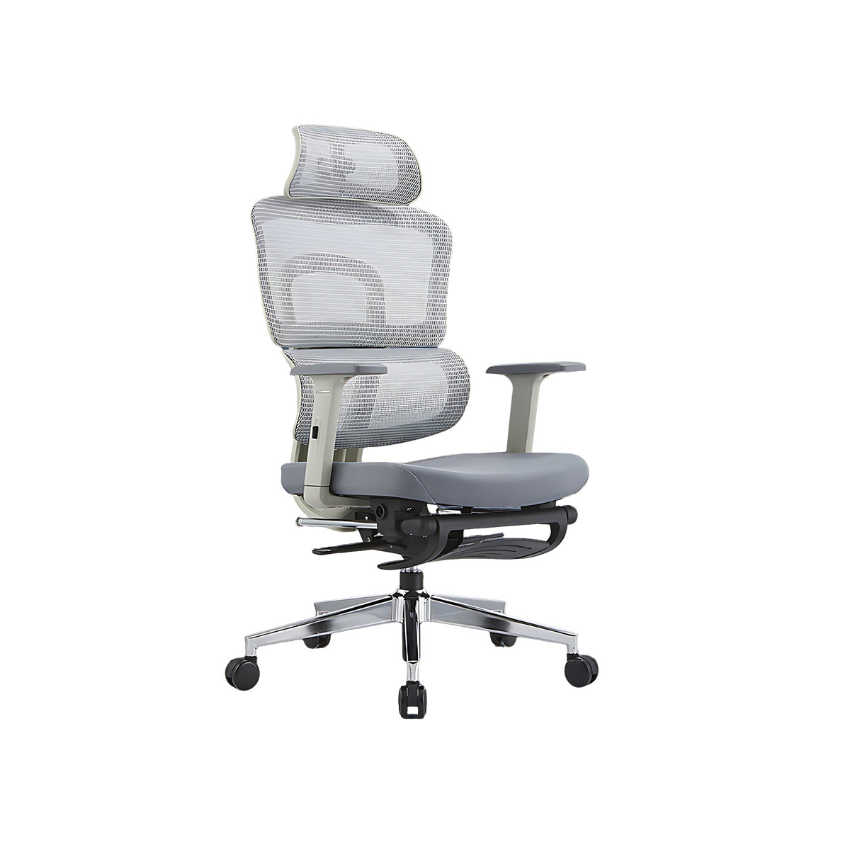 Stylish Multi-Functional Office Chair with Backrest and Footrest