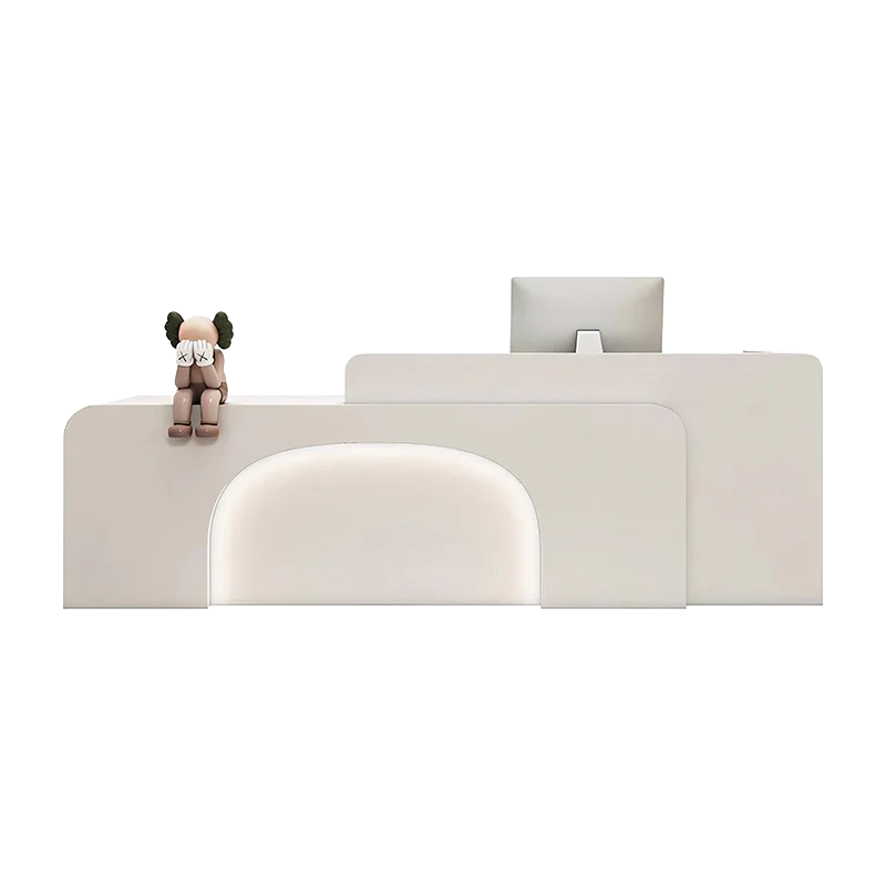 Minimalist Retail Reception Desk, Hotel Reception Desk (Doll not include)