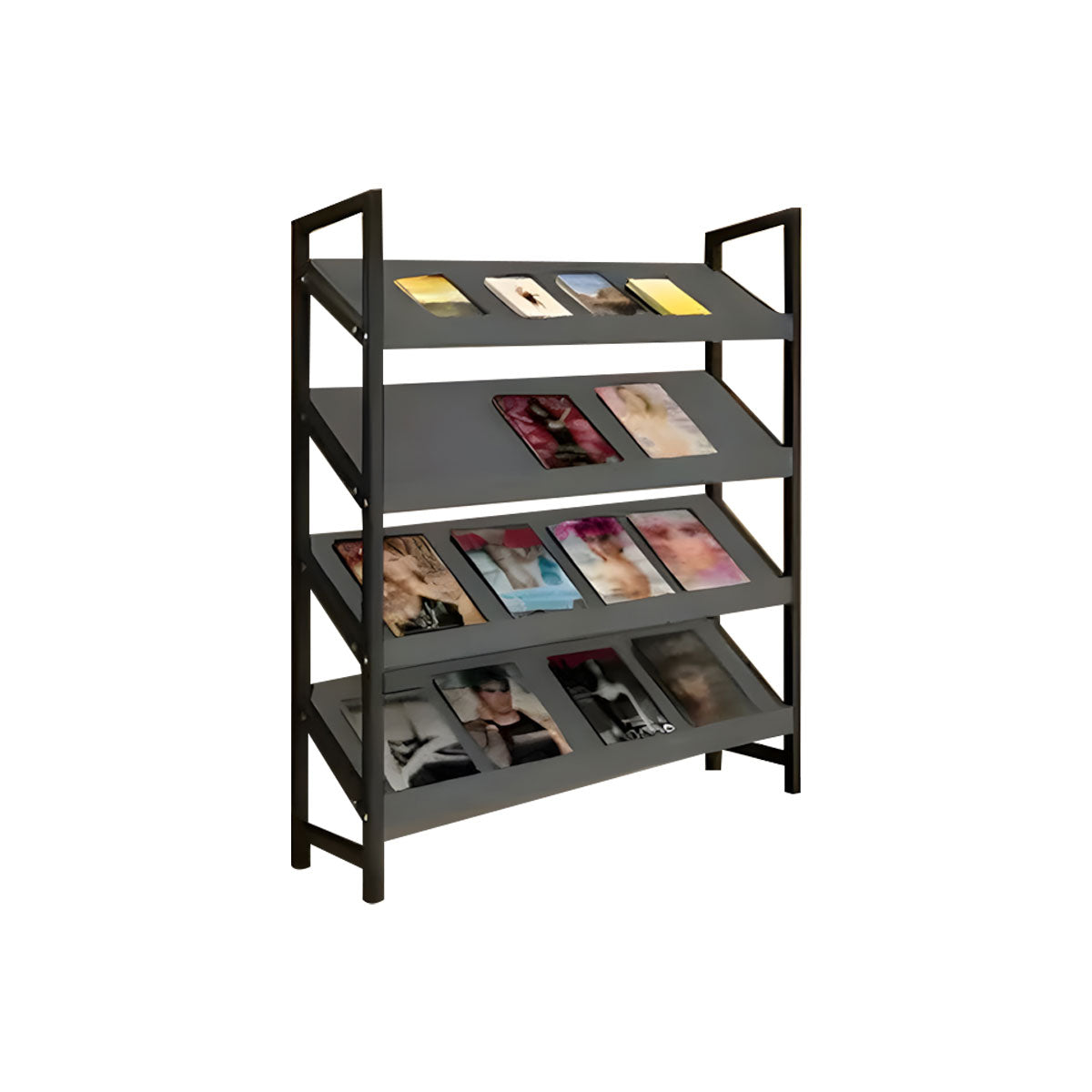 Freestanding Bookshelf Multilayer Tall Bookshelf Open Bookshelves and Bookcases