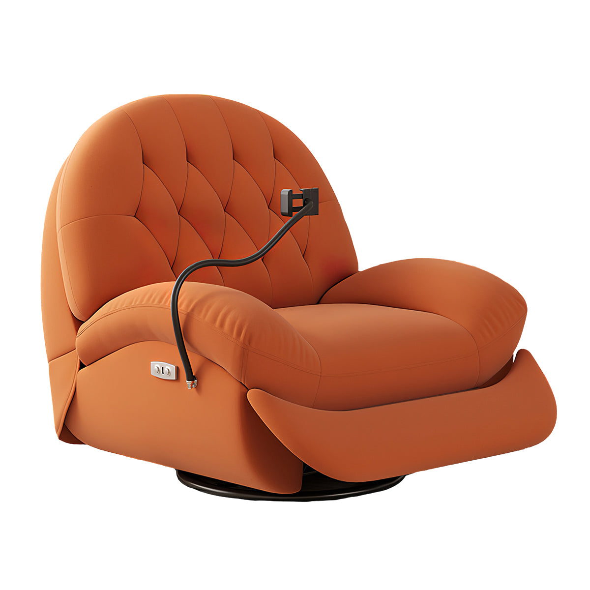 Multi-Functional Semi-Circular Backrest Recliner Sofa with Phone Holder