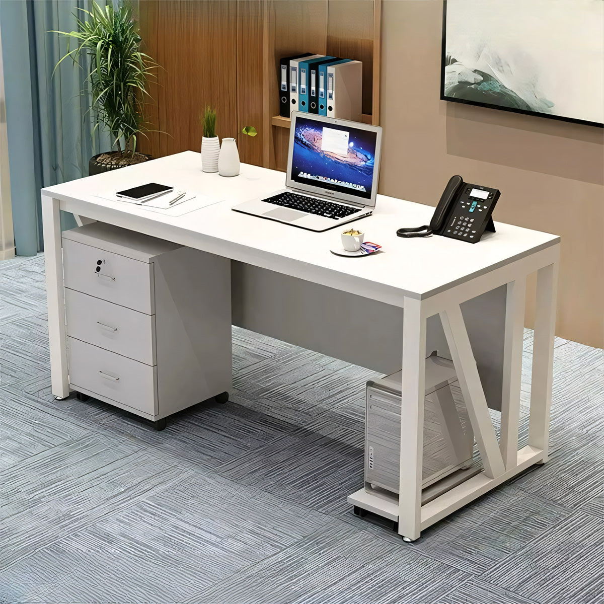 Executive Office Desktop Computer Desk Simple and Modern