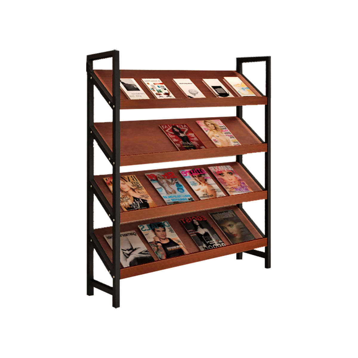 Freestanding Bookshelf Multilayer Tall Bookshelf Open Bookshelves and Bookcases