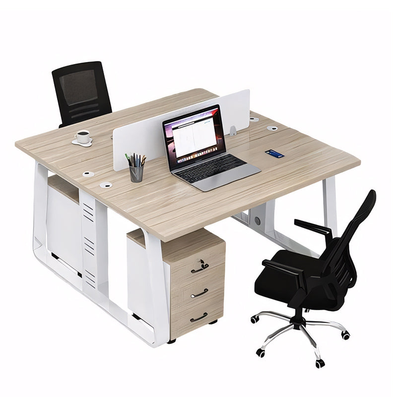 Fully Upgraded Flexible Combination Face to Face Two Person Desk