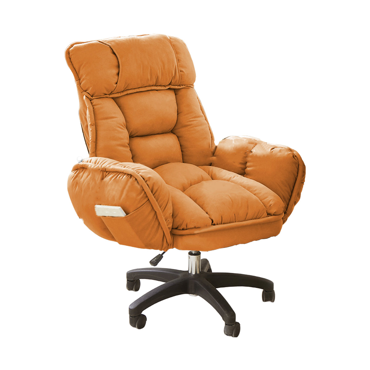 Luxury Adjustable Gaming Office Chair With Soft Cushioned Seat And Hidden Footrest