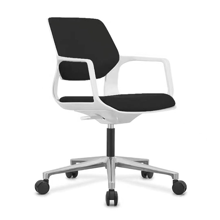 Liftable Swivel Office Chair with Medium Height Backrest