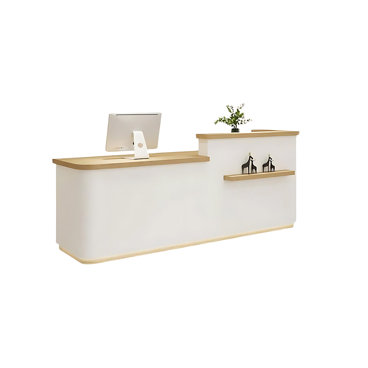 Simple Modern Small Bar Shop Small Corner Front Desk Table