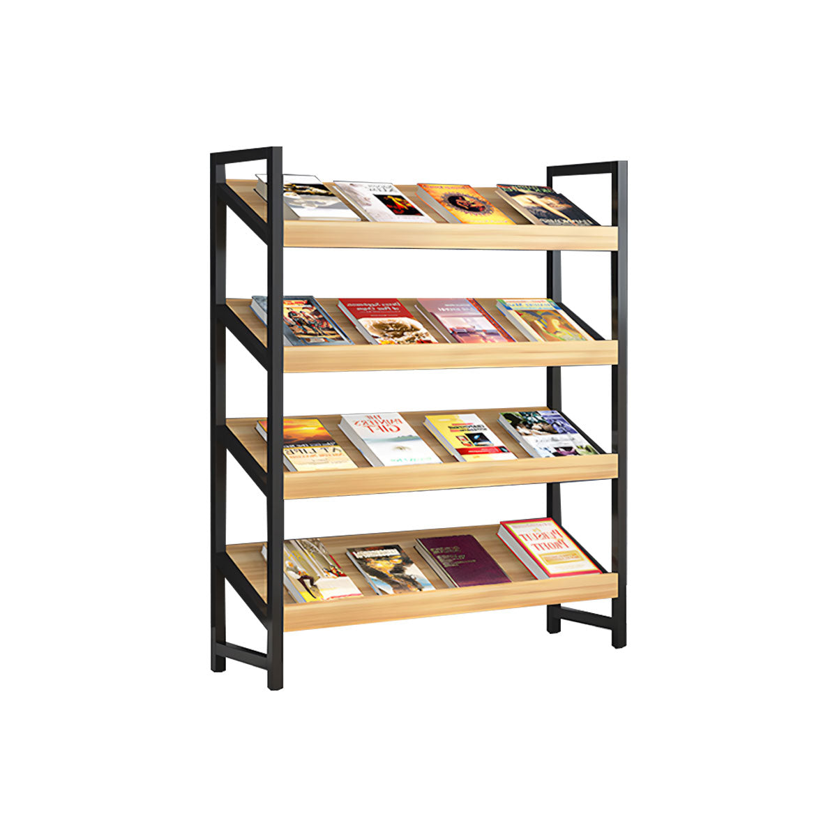 Freestanding Bookshelf Multilayer Tall Bookshelf Open Bookshelves and Bookcases