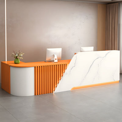 Reception Desk, main product view, for reception area or front office, commercial reception furniture