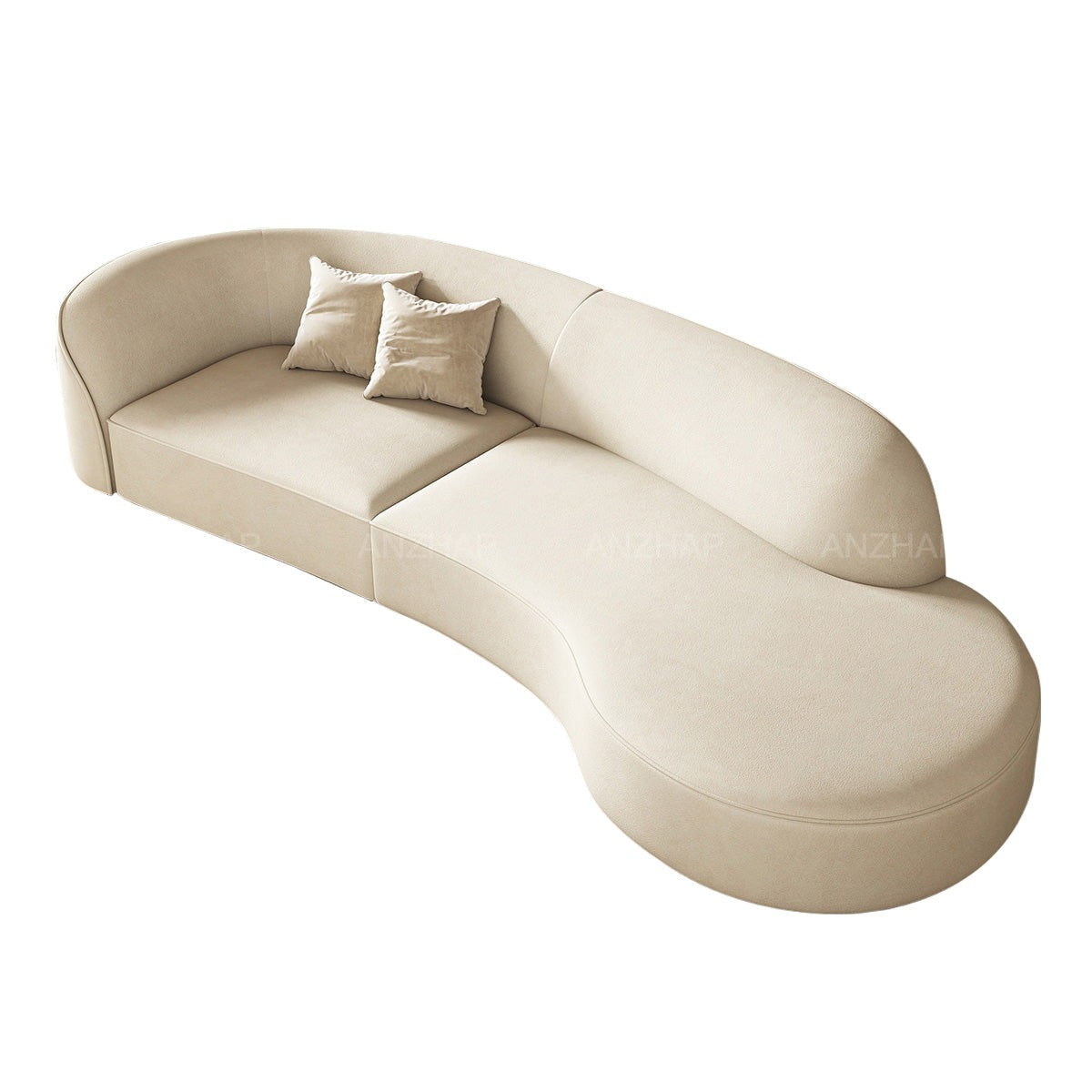 Luxury Creamy White Sofa for Living Room & Lounge（Stock Items）