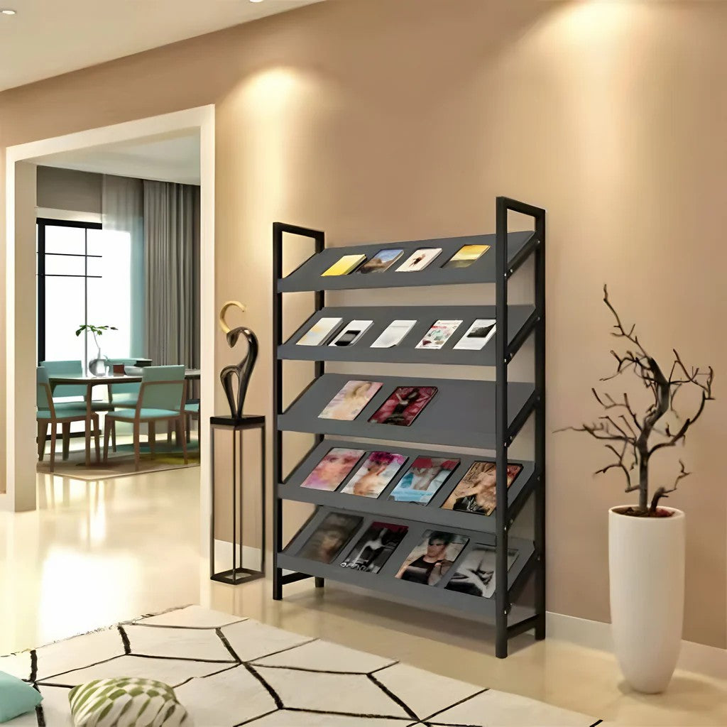 Freestanding Bookshelf Multilayer Tall Bookshelf Open Bookshelves and Bookcases