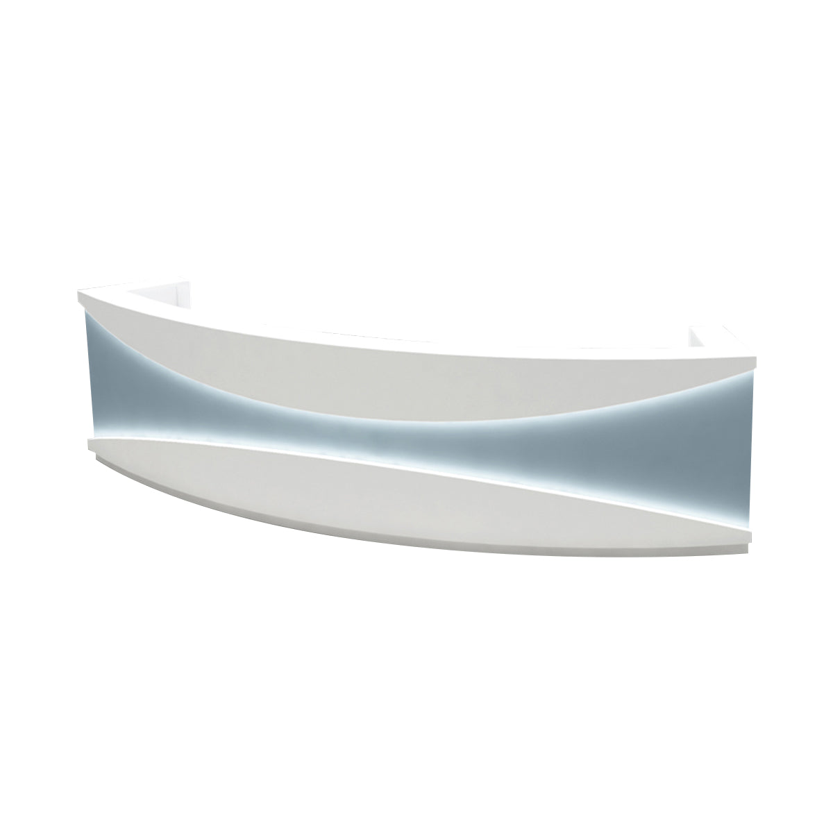 Modern Minimalist Stainless Steel Light Luxury Reception Desk