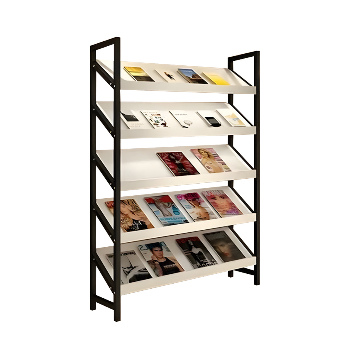 Freestanding Bookshelf Multilayer Tall Bookshelf Open Bookshelves and Bookcases