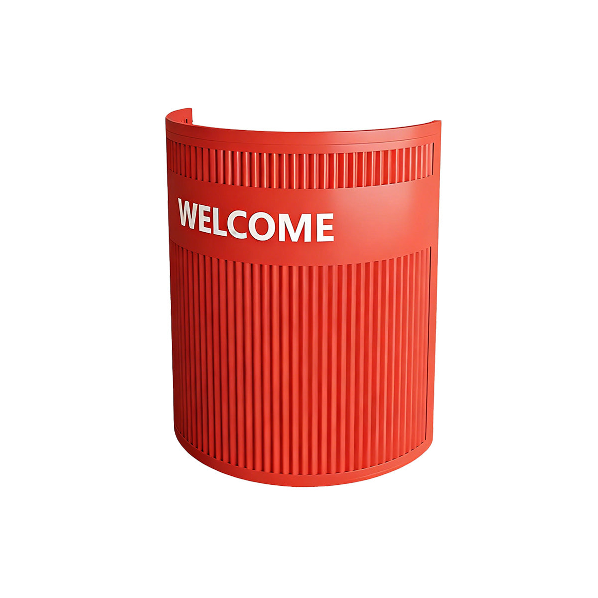 Elegant Curved Reception Desk for Offices, Restaurants & Retail Spaces