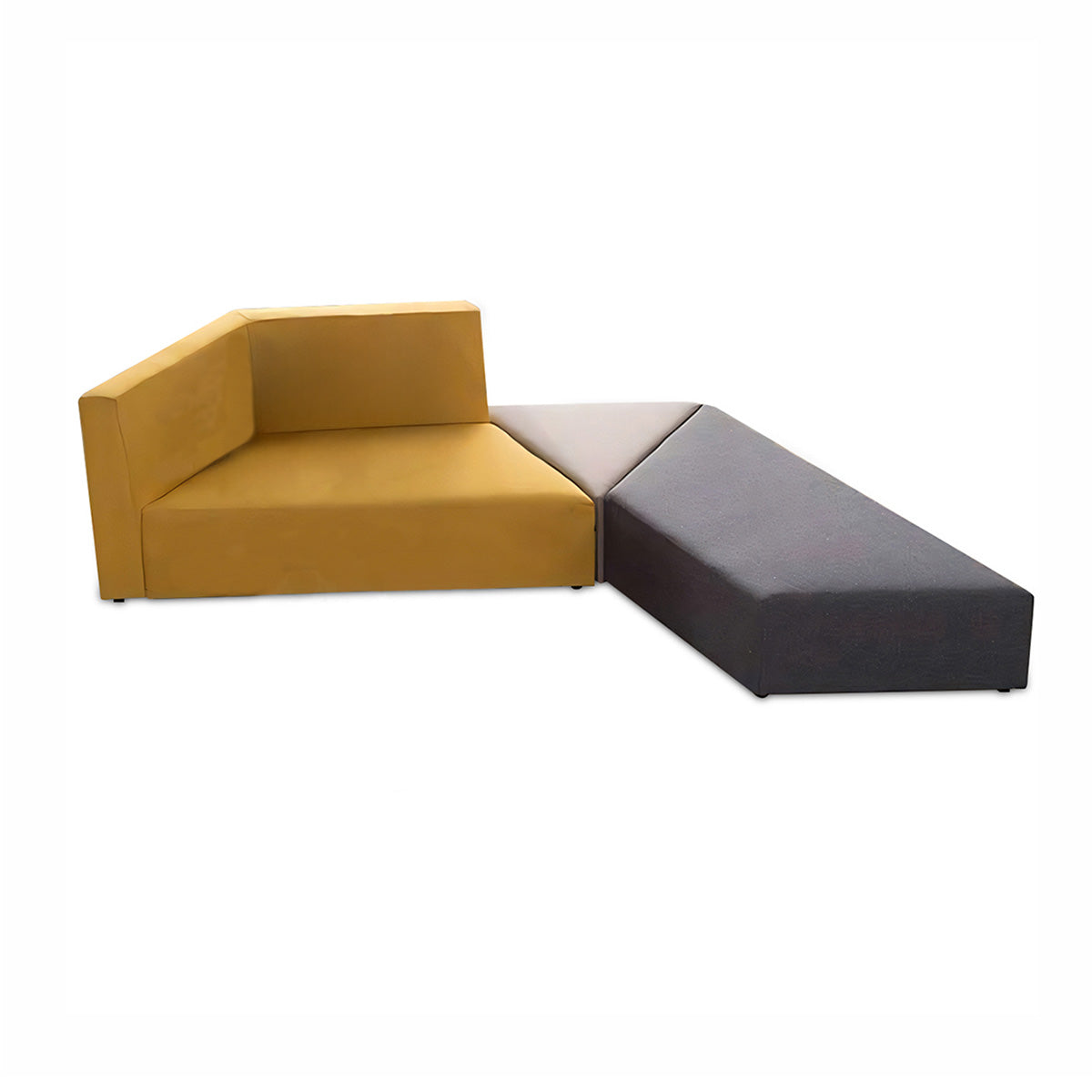 Contemporary Minimalist Modular Sectional Sofa