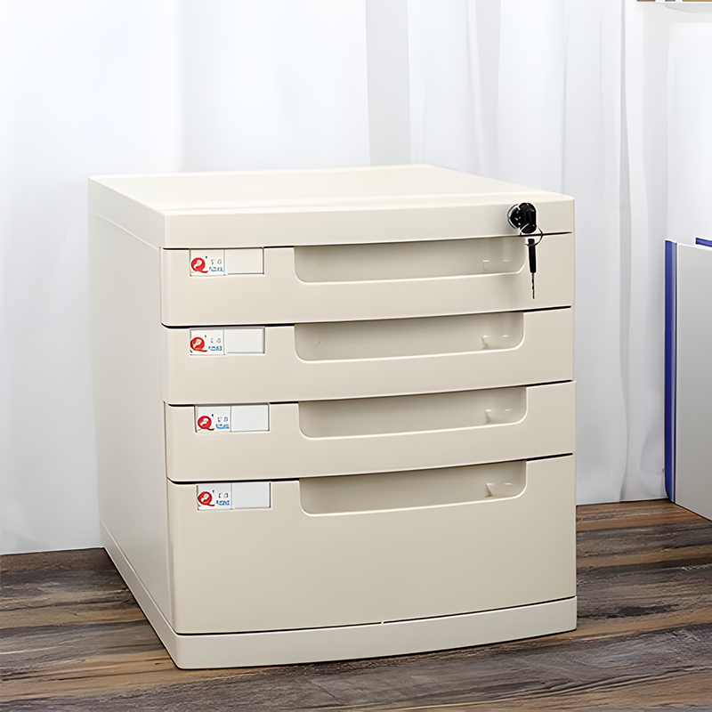 Lockable Desktop File Cabinet, Multi-layer Combination Cabinet