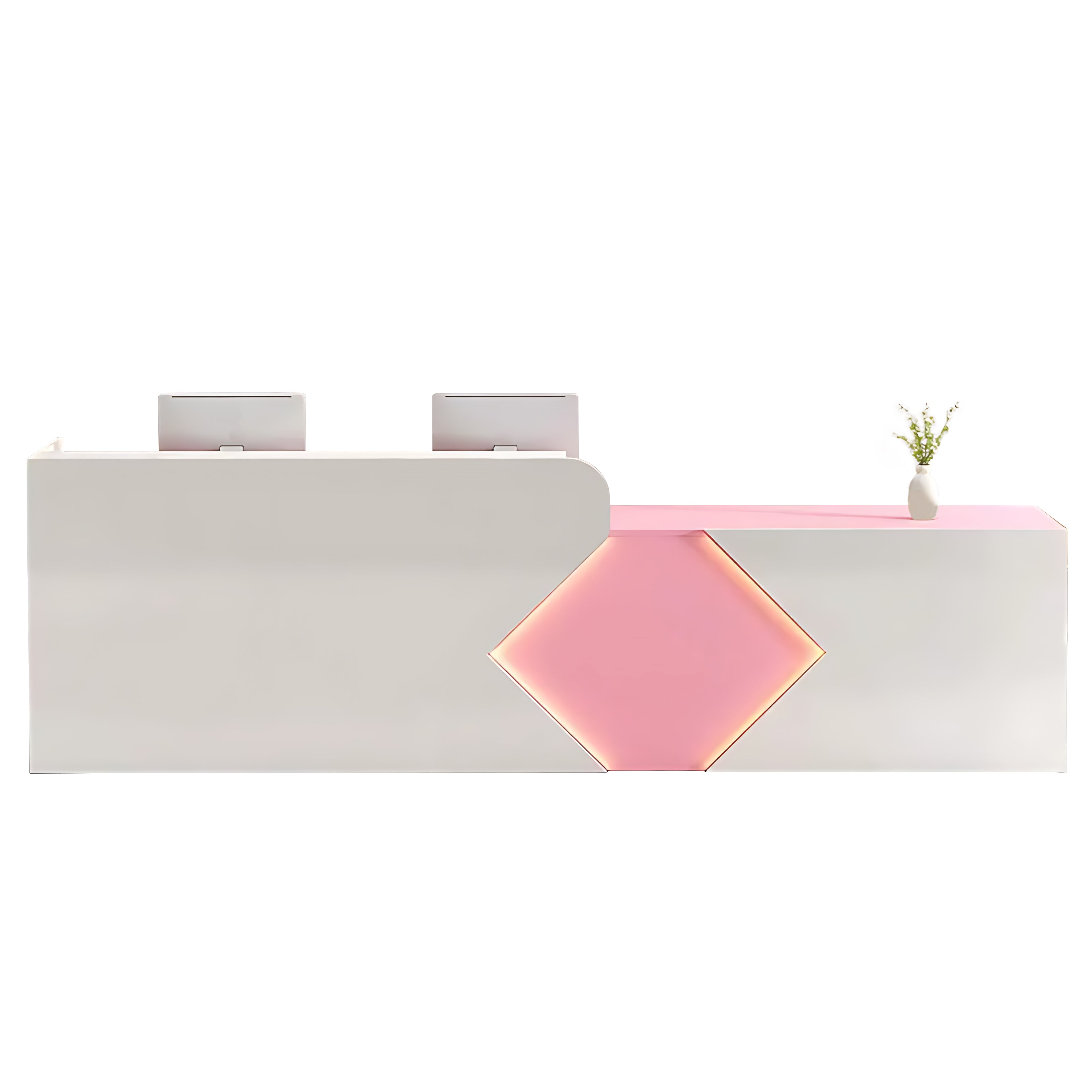 Simple Modern Company Reception Desk Rectangular Reception Desk