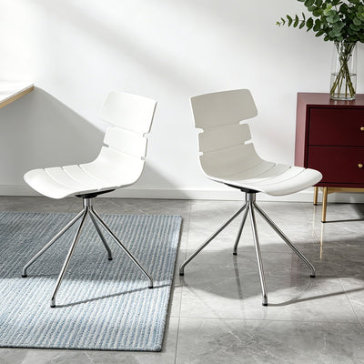 Minimalist Ergonomic Office Chair with Smooth-Rolling Casters & Supportive Backrest