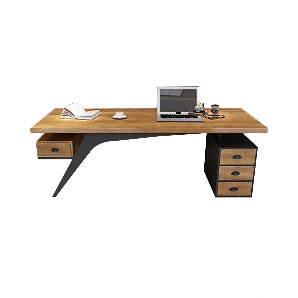 Solid Wood Computer Desk Creative Leisure Office Desk