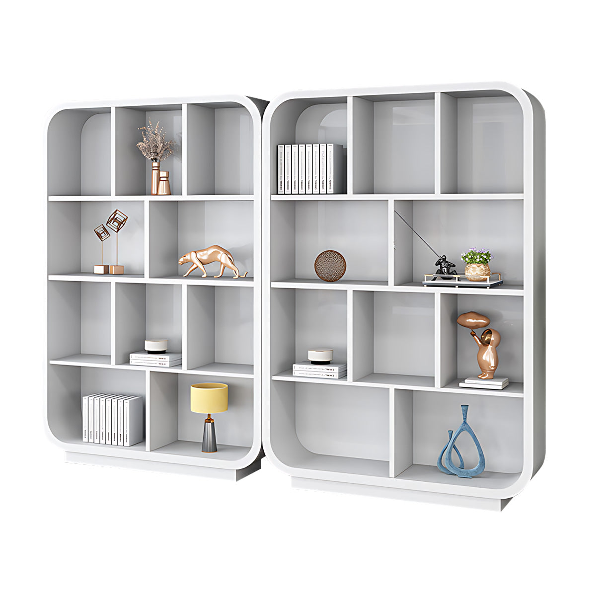 Office Storage Cabinet with Multiple Compartments and Sturdy Base