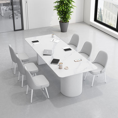 Light Luxury Slate Conference Table Chairs