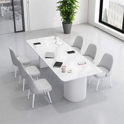 Light Luxury Slate Conference Table Chairs