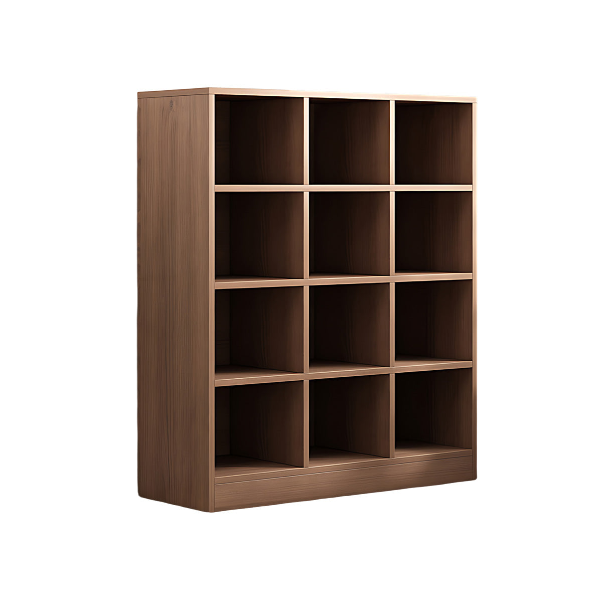 Storage Cabinet, Walnut Engineered Wood L31" × W12" × H47", Walnut finish, for office storage space, office storage furniture