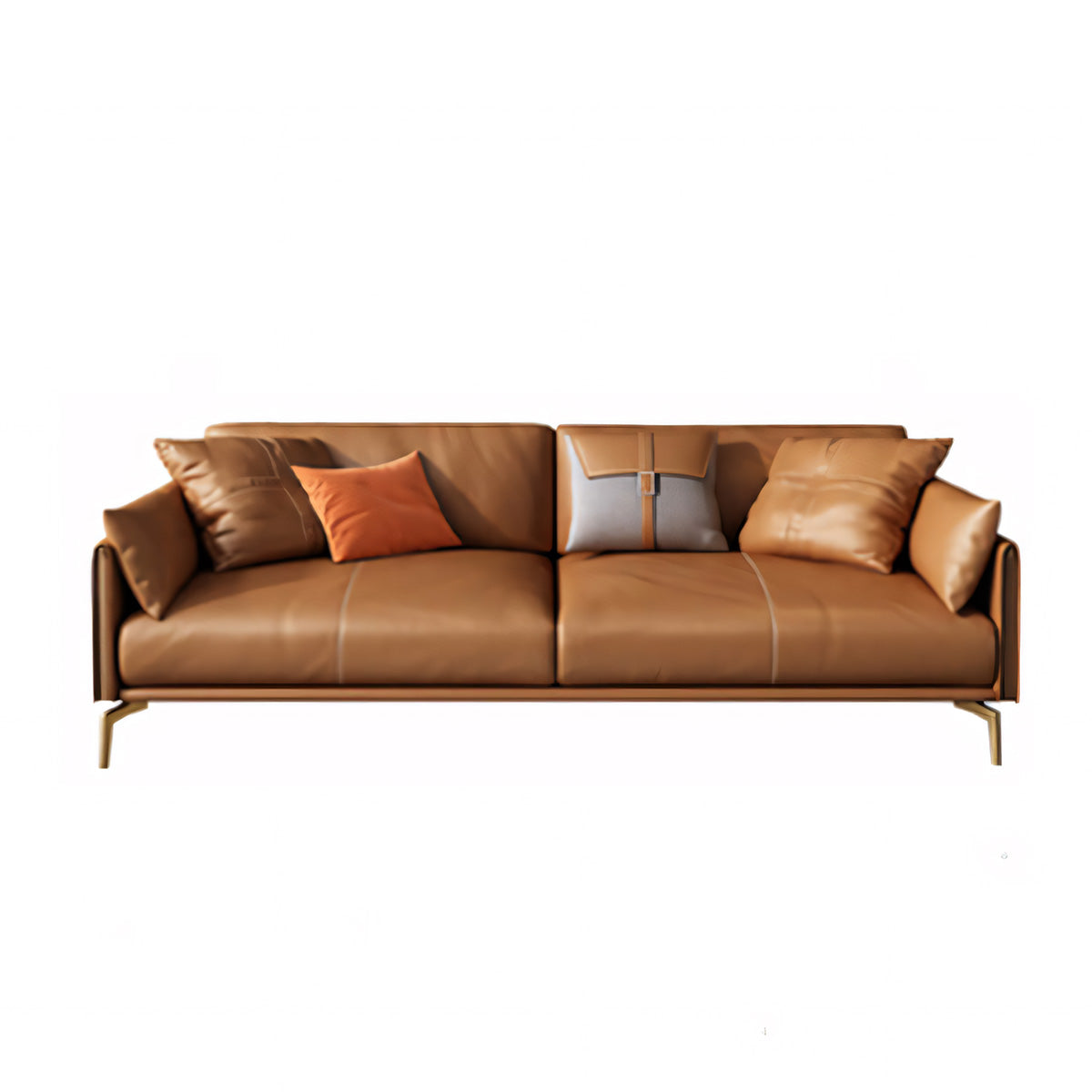 Genuine Leather Italian Style Luxury Three Seater