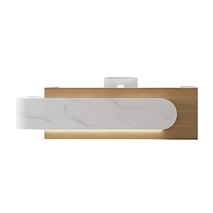 Simple Elegance Modern Aesthetics Multi-functional Reception Desk（Stock Items）