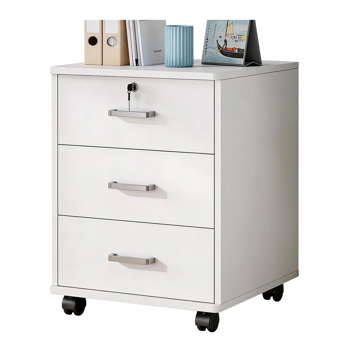 Simple  Office Desk with Partition for Staff, Freely Customizable, U Shaped Bracket