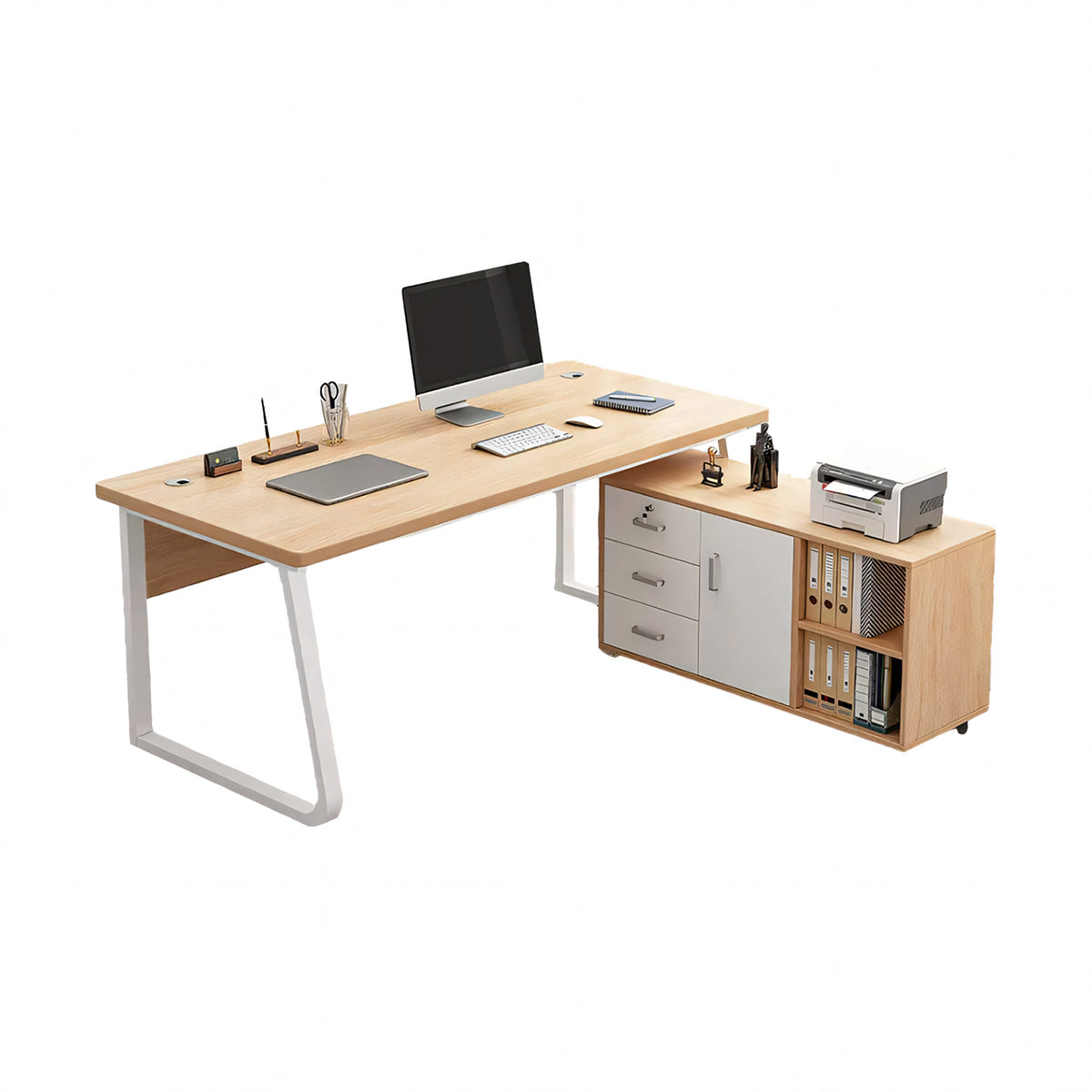 Compact ang Simple Computer Desk for Senior Management